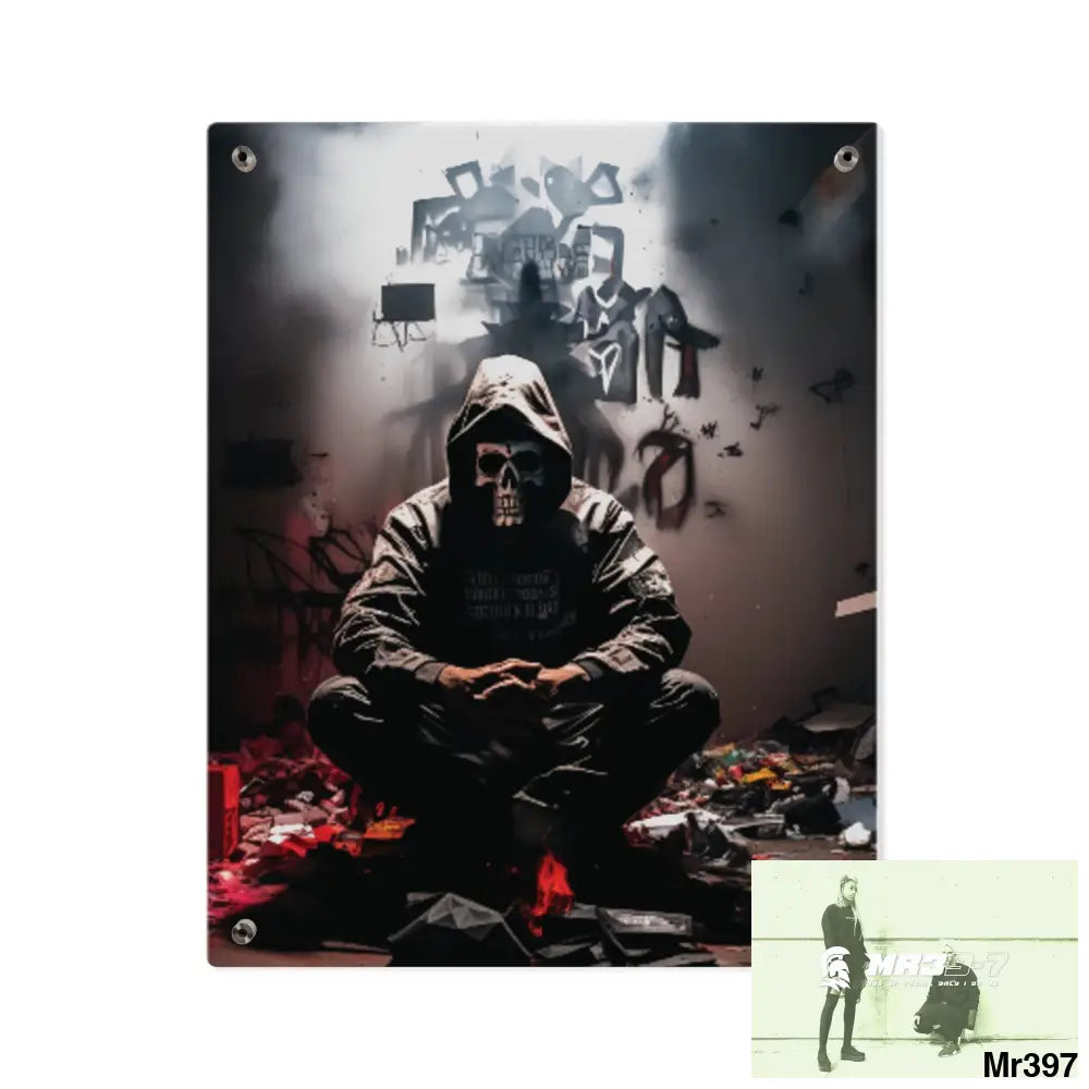 Death Flat 2628 days Covert Failures Ltd Edition no 22 Acrylic Wall Art Panels Home Decor