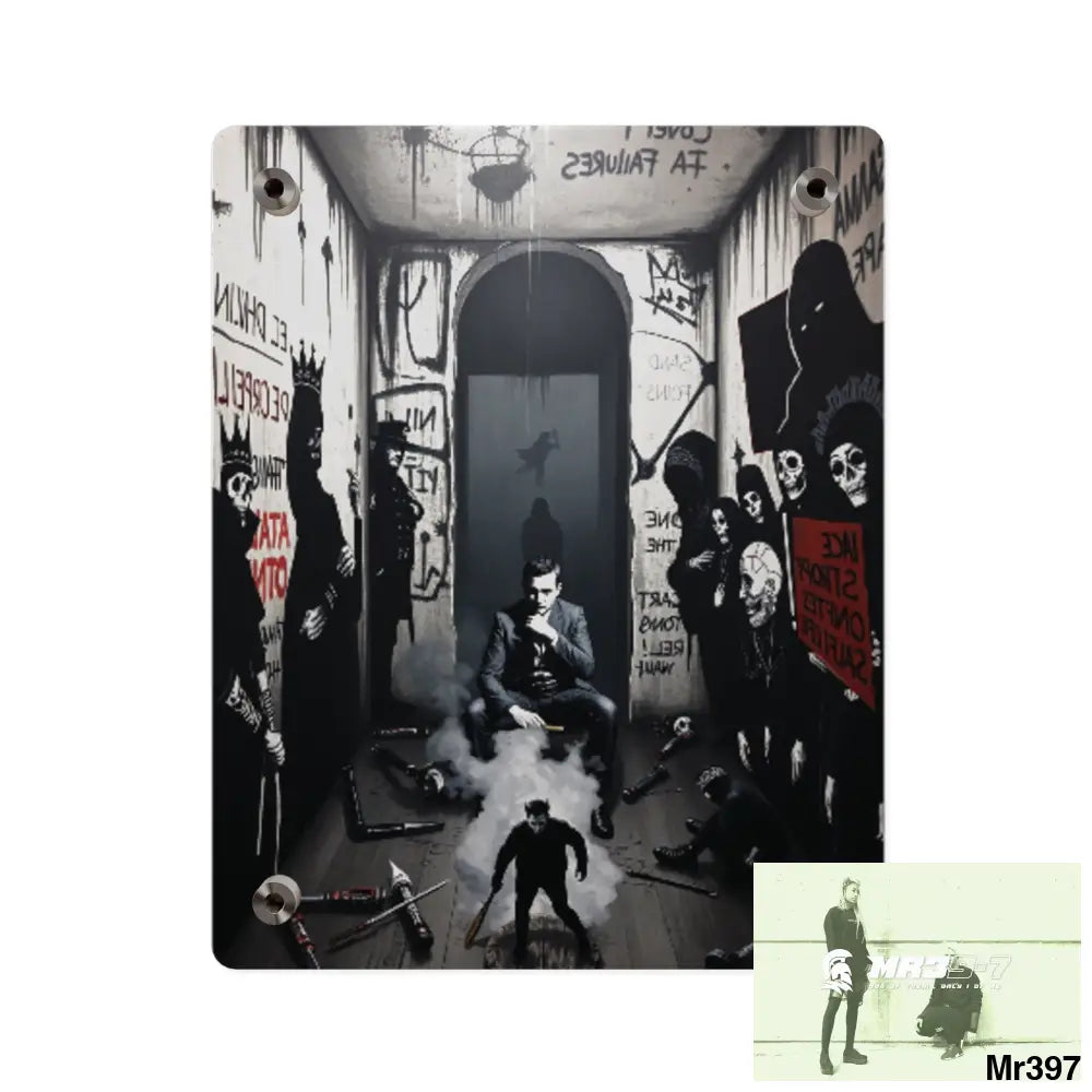 Death Flat 2628 days Covert Failures Ltd Edition no 22 Acrylic Wall Art Panels Home Decor