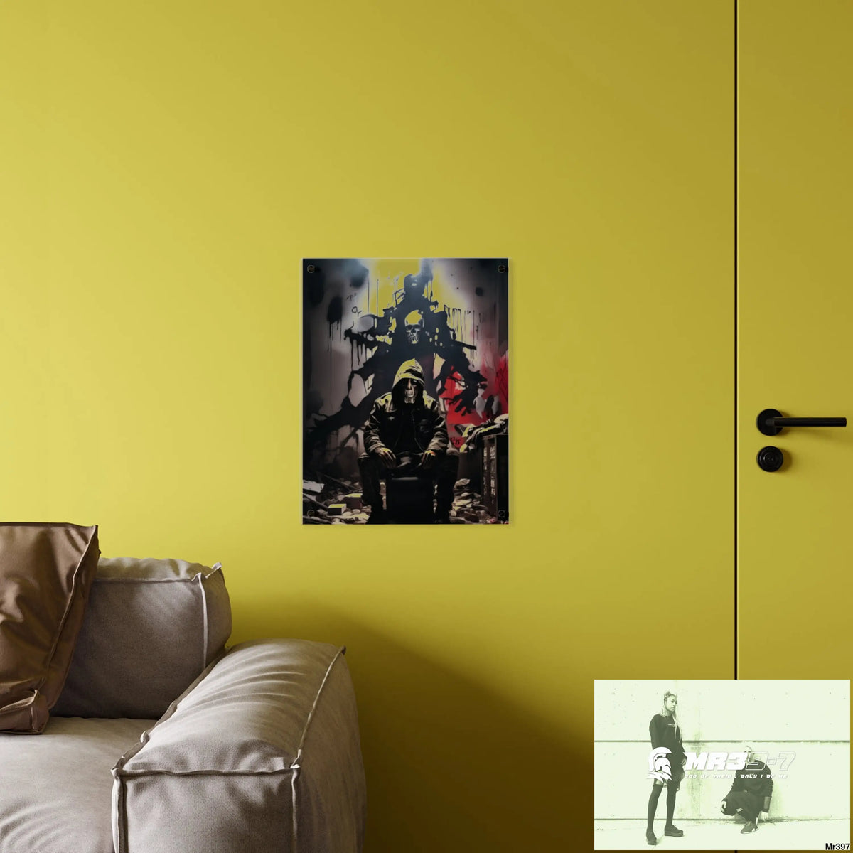 Death Flat 2628 days Covert Failures Ltd Edition no 22 Acrylic Wall Art Panels Home Decor