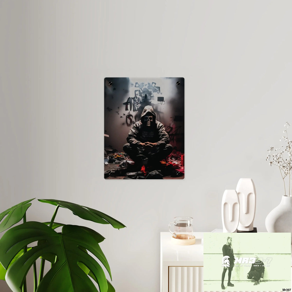 Death Flat 2628 days Covert Failures Ltd Edition no 22 Acrylic Wall Art Panels Home Decor