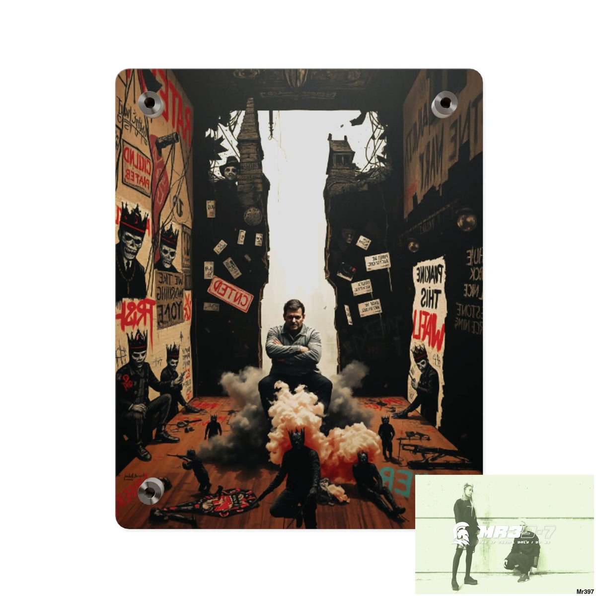 Death Flat 2628 days Covert Failures Ltd Edition no 22 Acrylic Wall Art Panels Home Decor