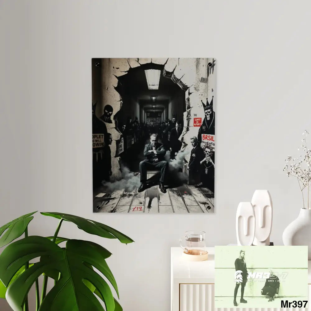 Death Flat 2628 days Covert Failures Ltd Edition no 22 Acrylic Wall Art Panels Home Decor