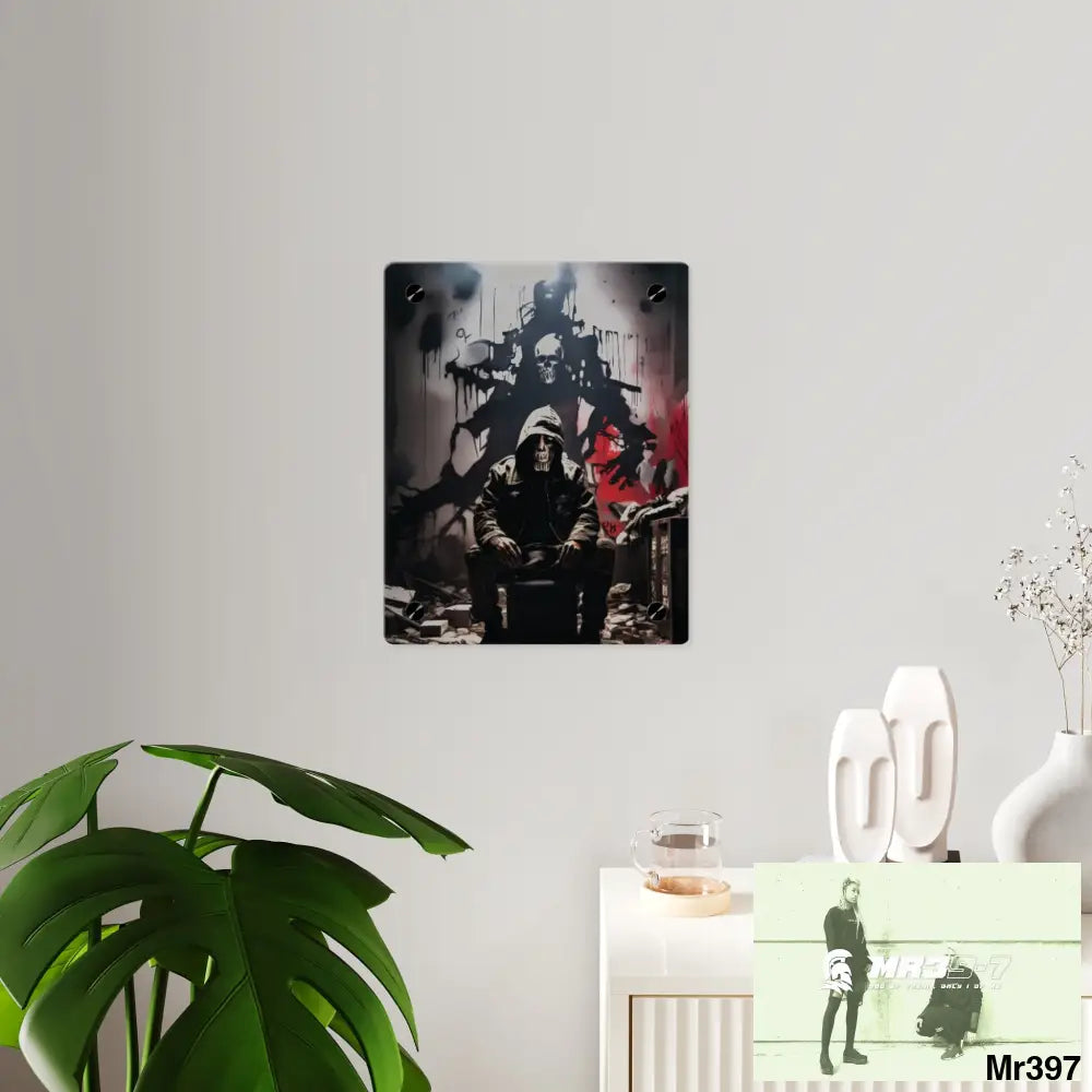 Death Flat 2628 days Covert Failures Ltd Edition no 22 Acrylic Wall Art Panels Home Decor