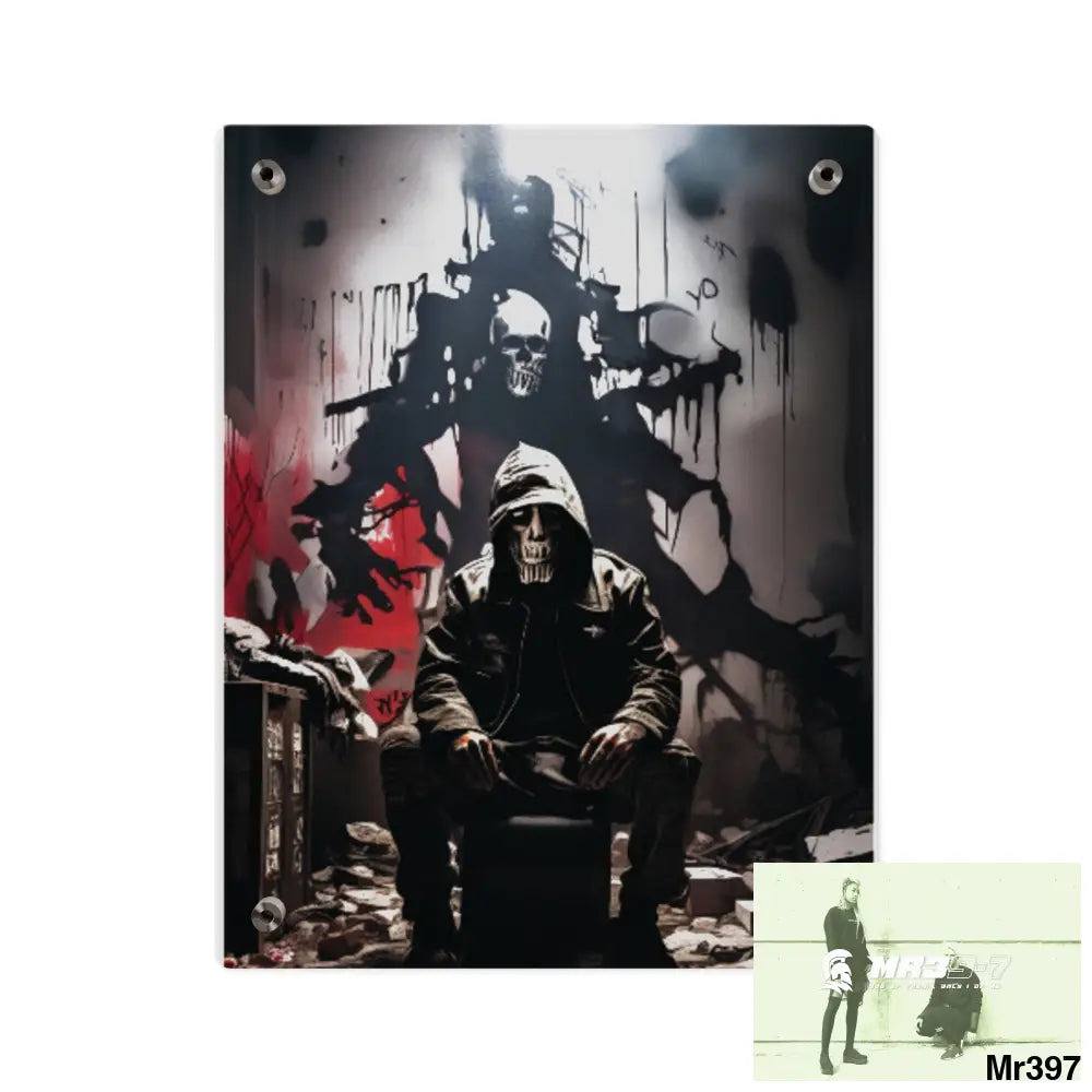 Death Flat 2628 days Covert Failures Ltd Edition no 22 Acrylic Wall Art Panels Home Decor