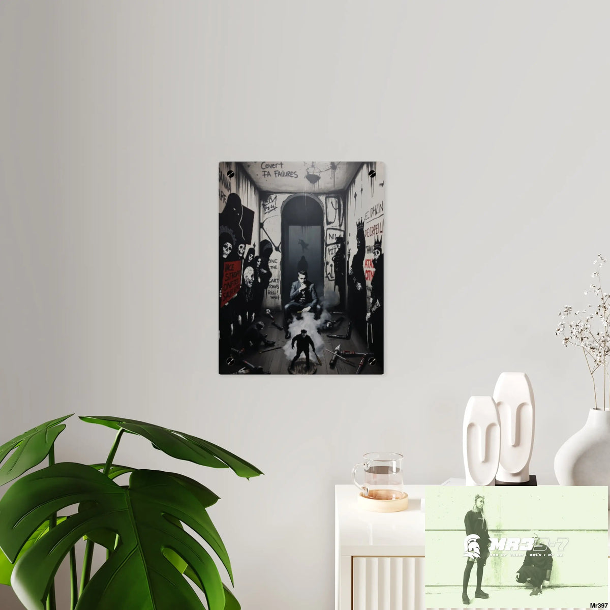 Death Flat 2628 days Covert Failures Ltd Edition no 22 Acrylic Wall Art Panels Home Decor
