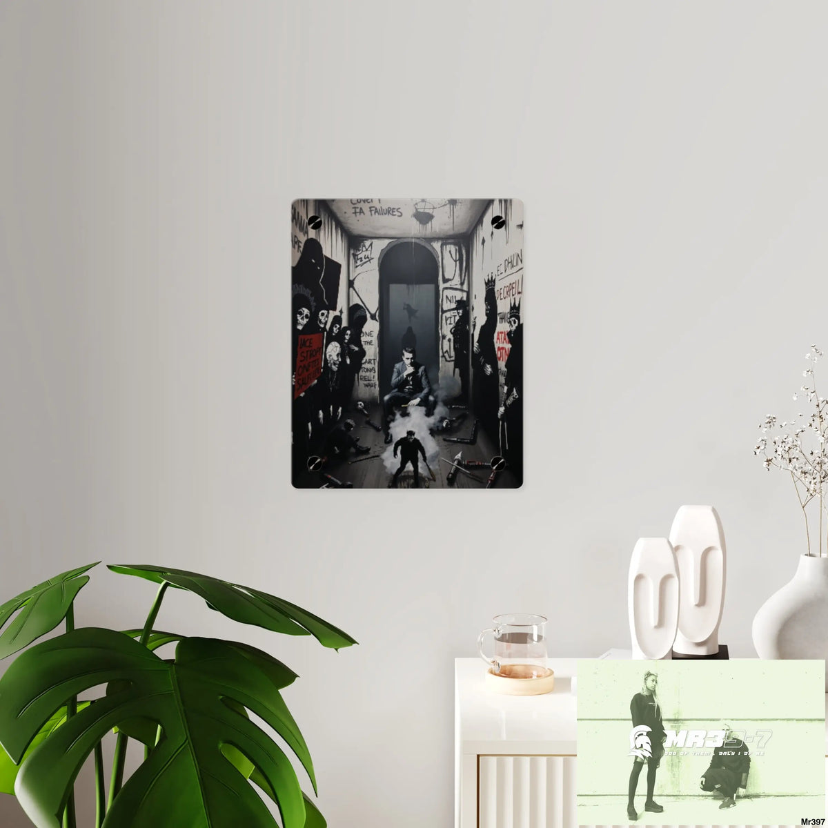 Death Flat 2628 days Covert Failures Ltd Edition no 22 Acrylic Wall Art Panels Home Decor