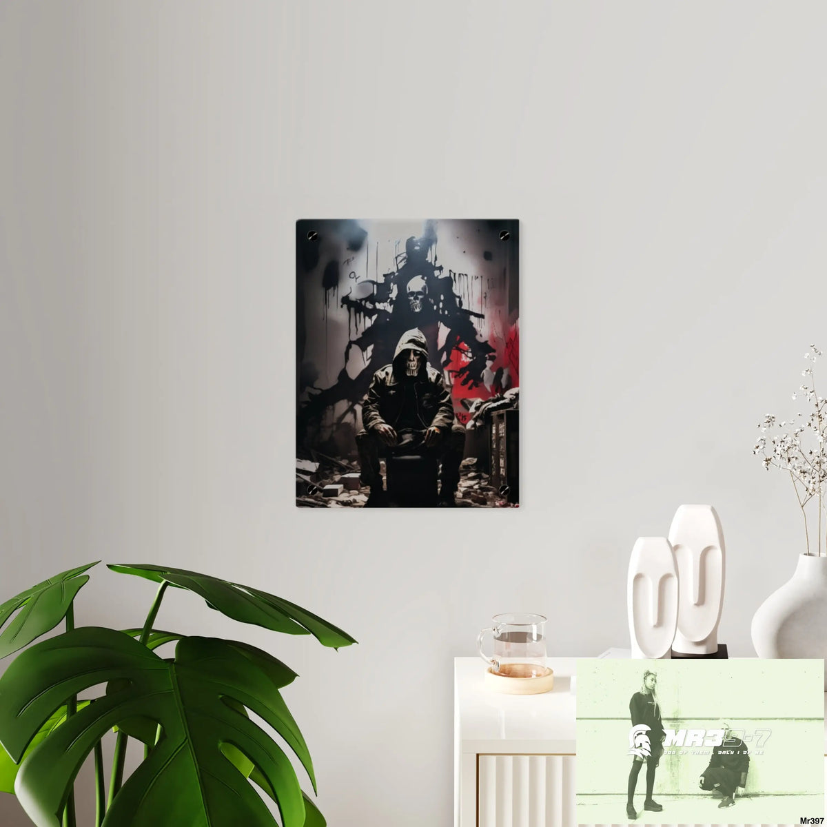 Death Flat 2628 days Covert Failures Ltd Edition no 22 Acrylic Wall Art Panels Home Decor