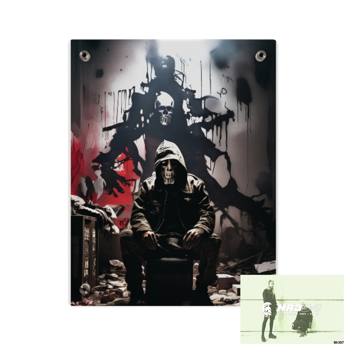 Death Flat 2628 days Covert Failures Ltd Edition no 22 Acrylic Wall Art Panels Home Decor