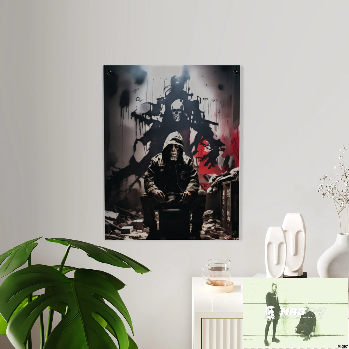 Death Flat 2628 days Covert Failures Ltd Edition no 22 Acrylic Wall Art Panels Home Decor
