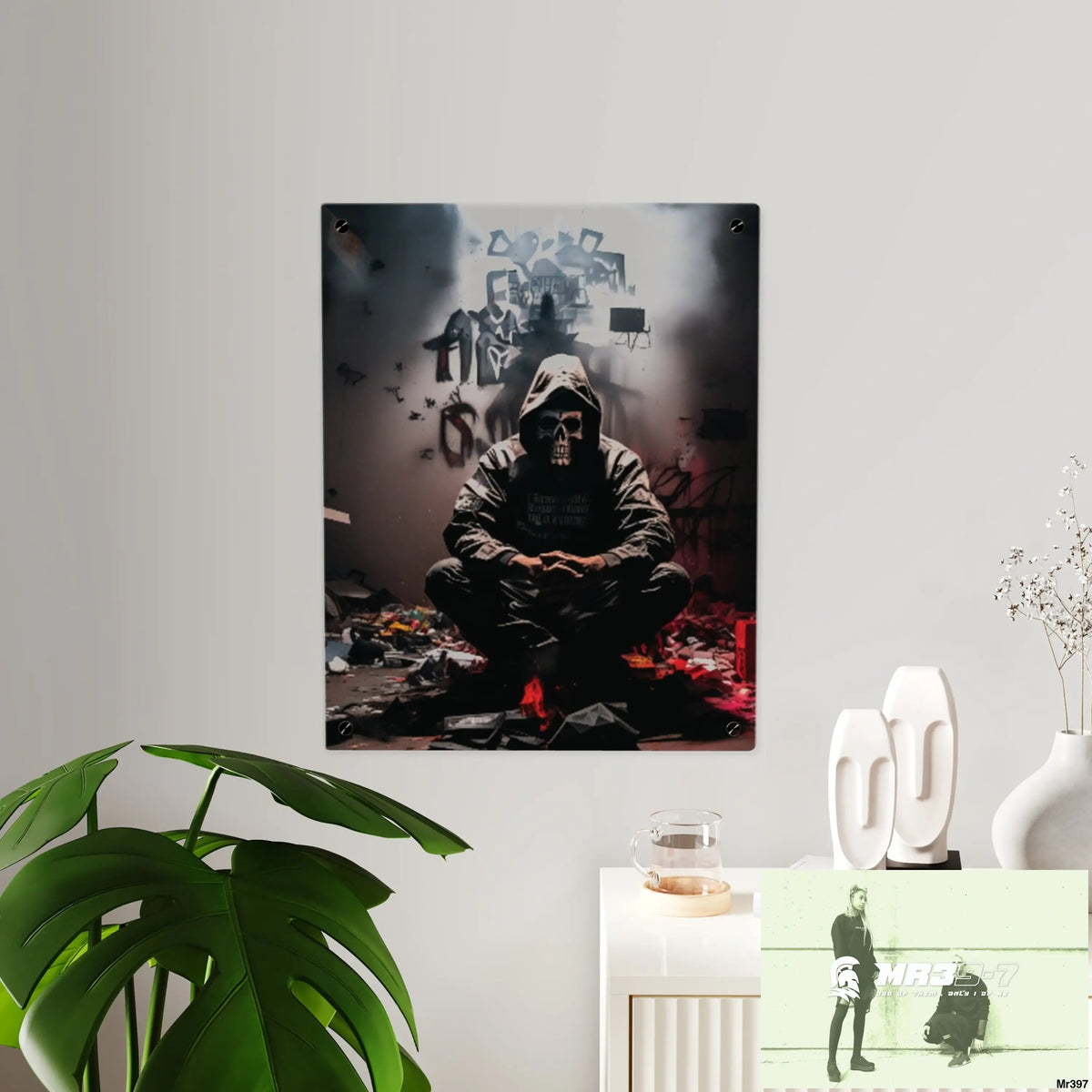 Death Flat 2628 days Covert Failures Ltd Edition no 22 Acrylic Wall Art Panels Home Decor