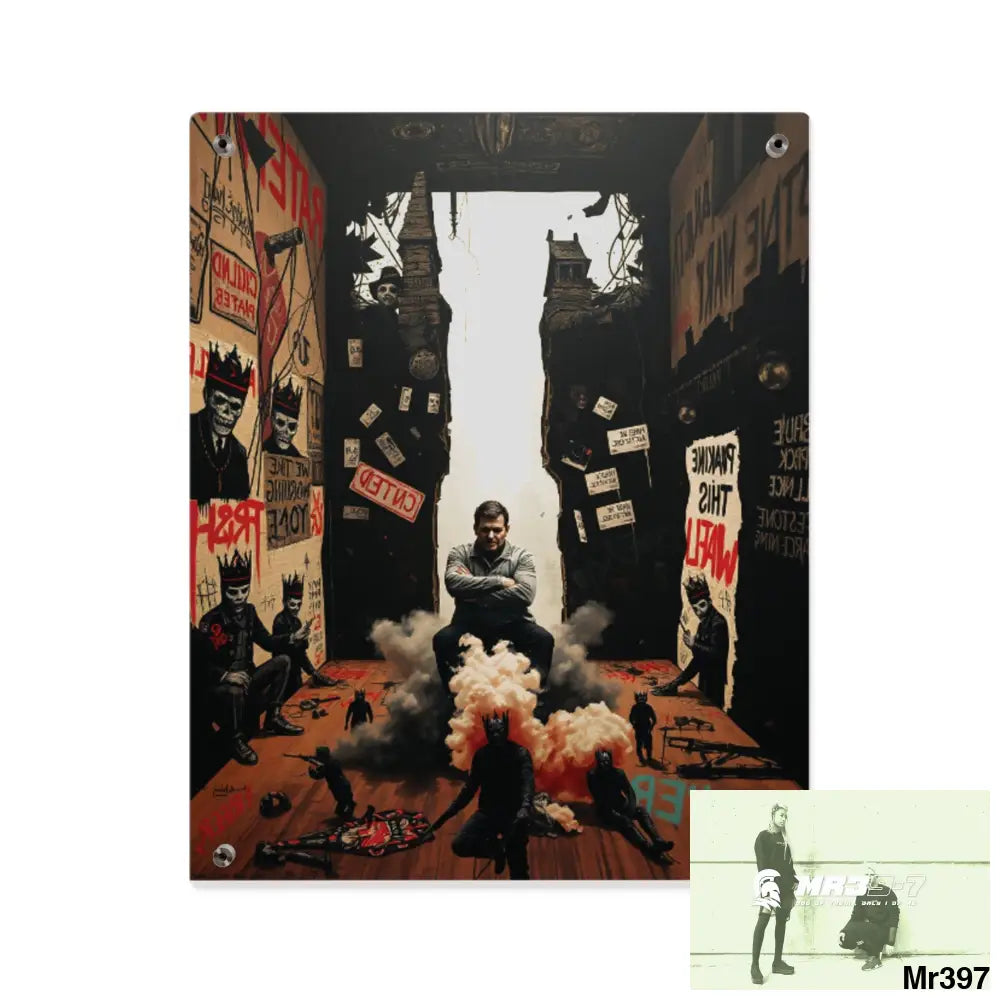 Death Flat 2628 days Covert Failures Ltd Edition no 22 Acrylic Wall Art Panels Home Decor