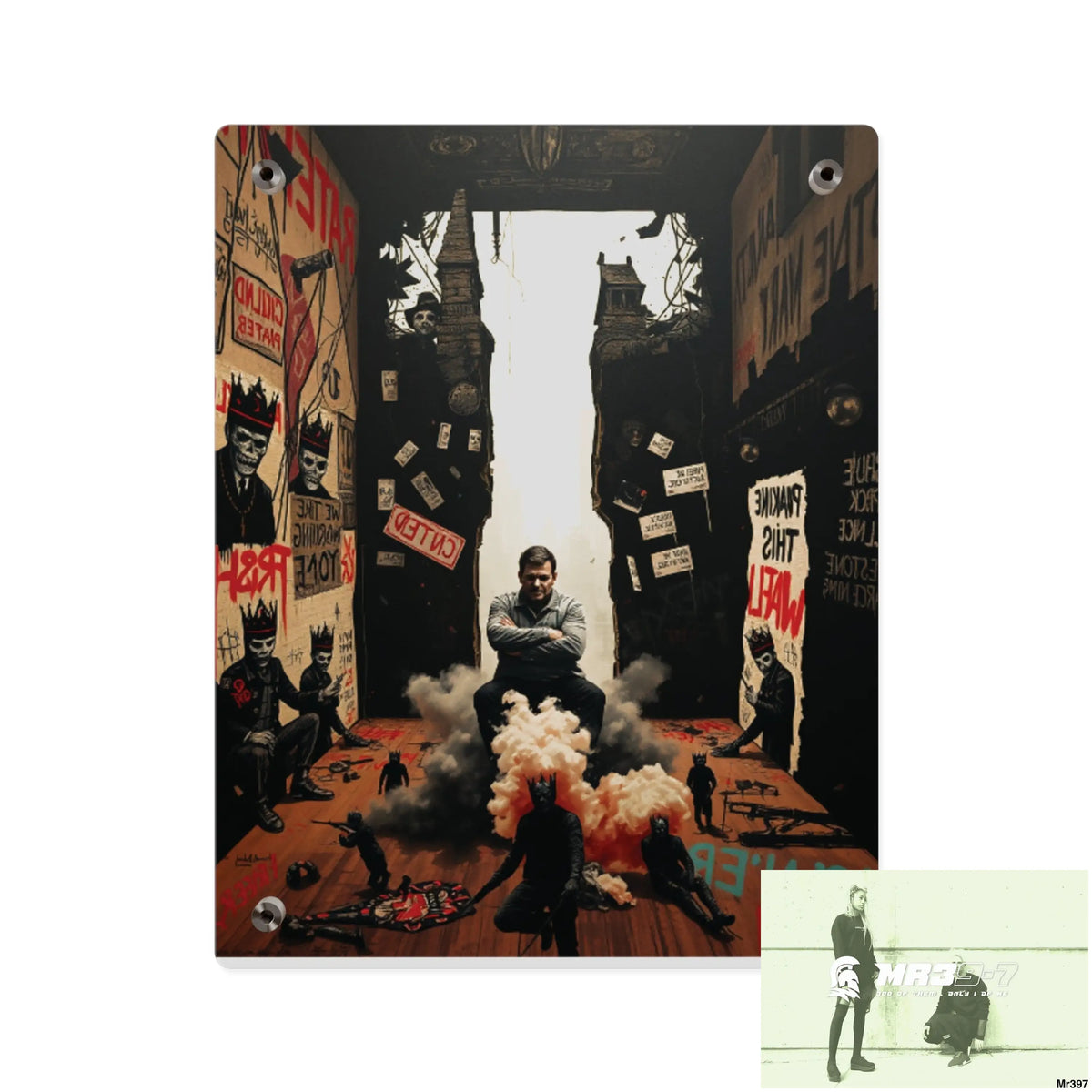 Death Flat 2628 days Covert Failures Ltd Edition no 22 Acrylic Wall Art Panels Home Decor