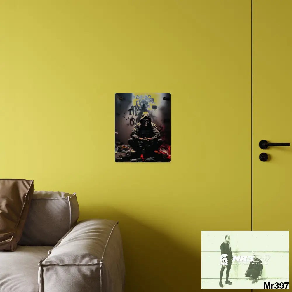 Death Flat 2628 days Covert Failures Ltd Edition no 22 Acrylic Wall Art Panels Home Decor