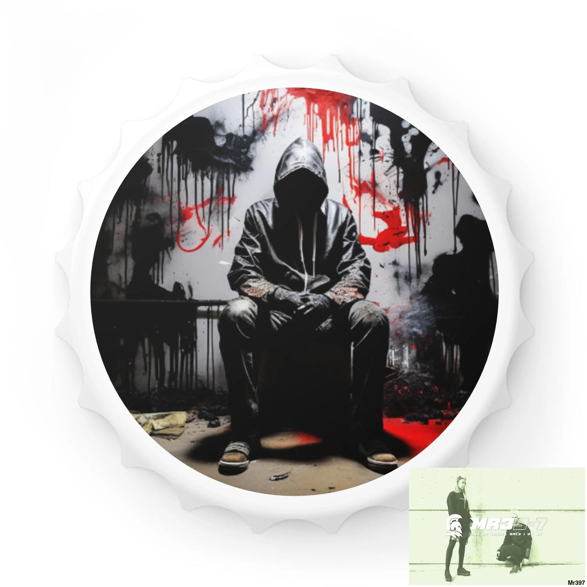 DEATH FLAT 2628 DAYS COVERT FAILURES LTD EDITION NO 22 Magnetic Bottle Opener One size / White Accessories