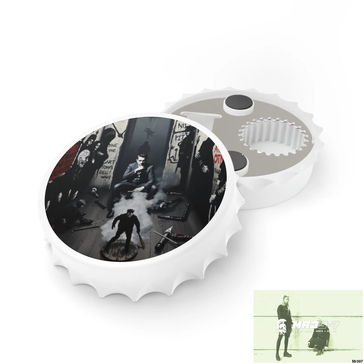 DEATH FLAT 2628 DAYS COVERT FAILURES LTD EDITION NO 22 Magnetic Bottle Opener One size / White Accessories