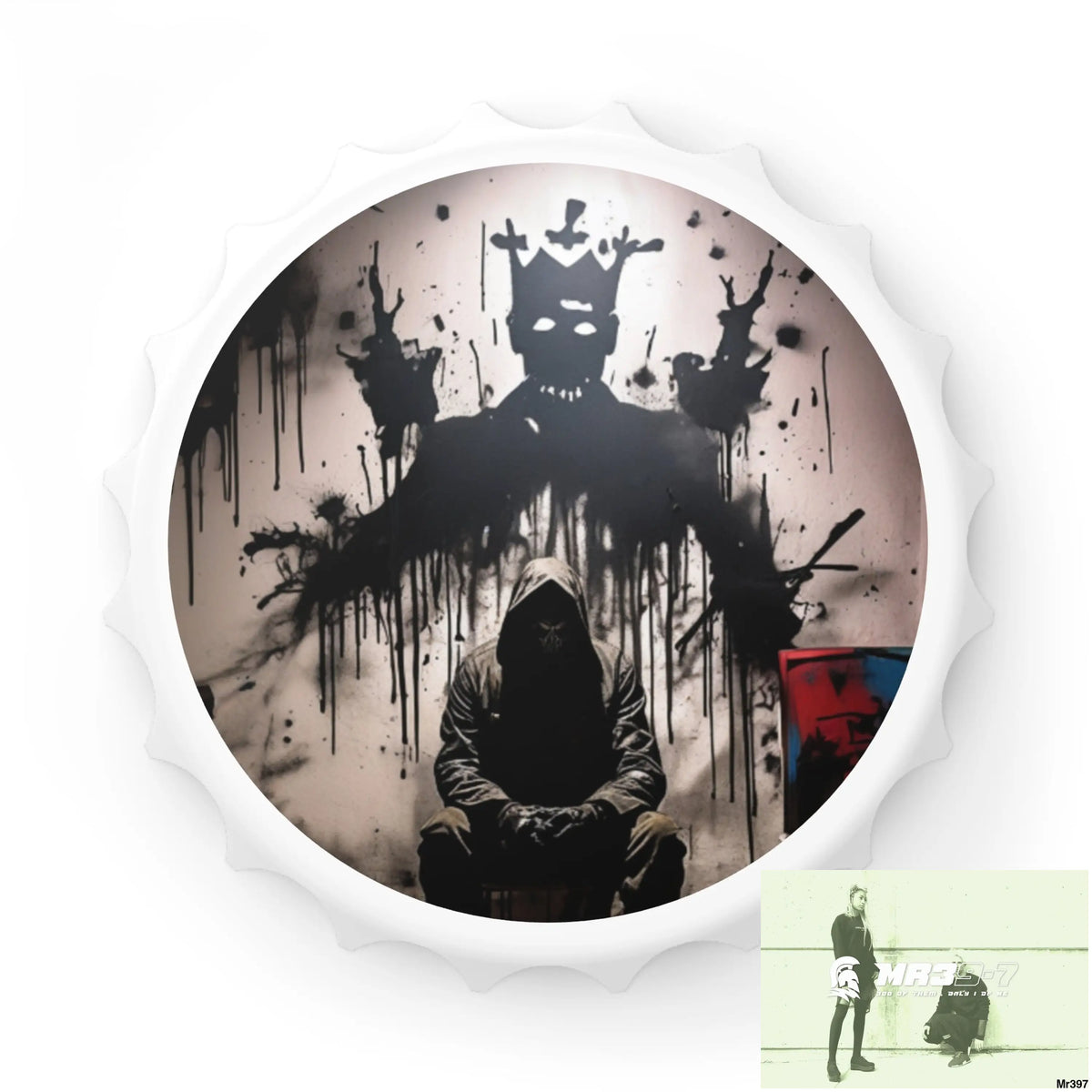 DEATH FLAT 2628 DAYS COVERT FAILURES LTD EDITION NO 22 Magnetic Bottle Opener One size / White Accessories