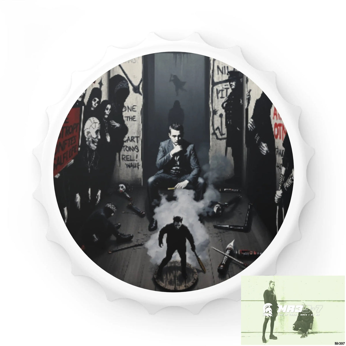 DEATH FLAT 2628 DAYS COVERT FAILURES LTD EDITION NO 22 Magnetic Bottle Opener One size / White Accessories