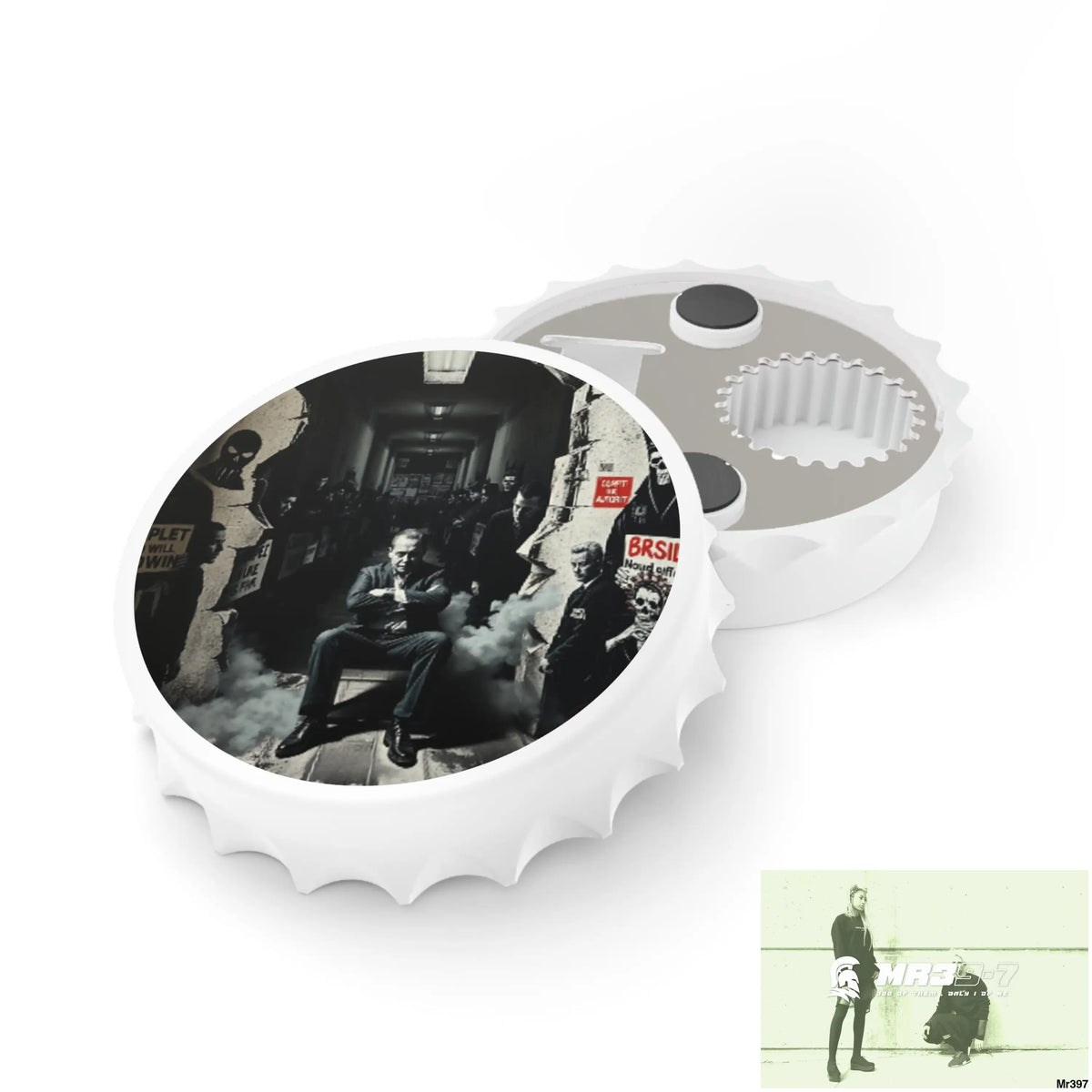 DEATH FLAT 2628 DAYS COVERT FAILURES LTD EDITION NO 22 Magnetic Bottle Opener One size / White Accessories