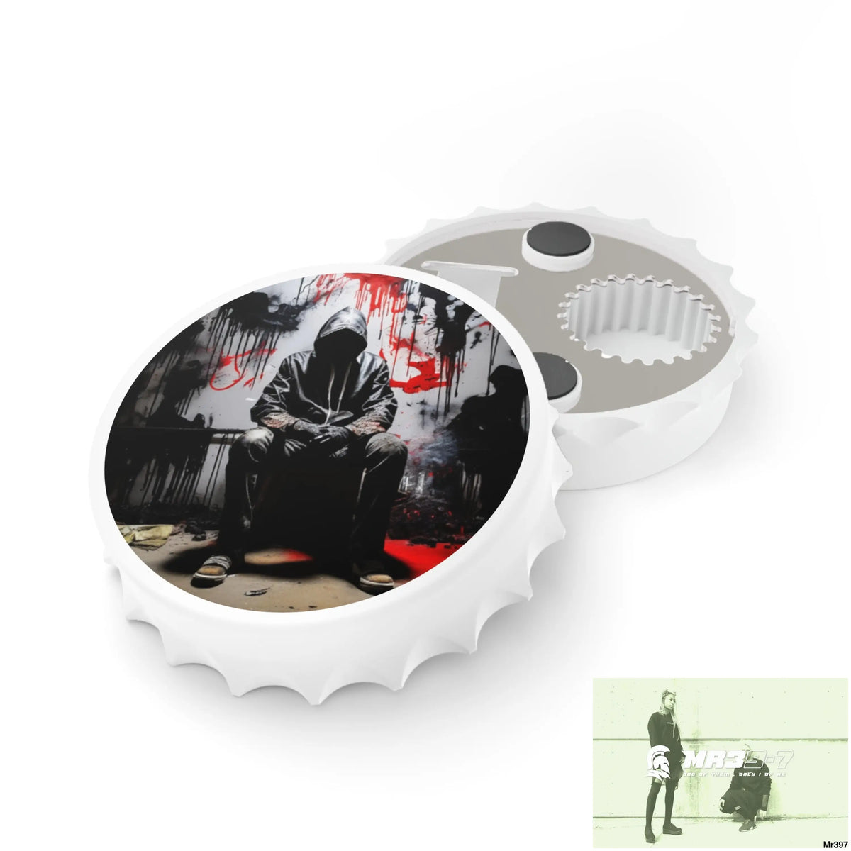 DEATH FLAT 2628 DAYS COVERT FAILURES LTD EDITION NO 22 Magnetic Bottle Opener One size / White Accessories