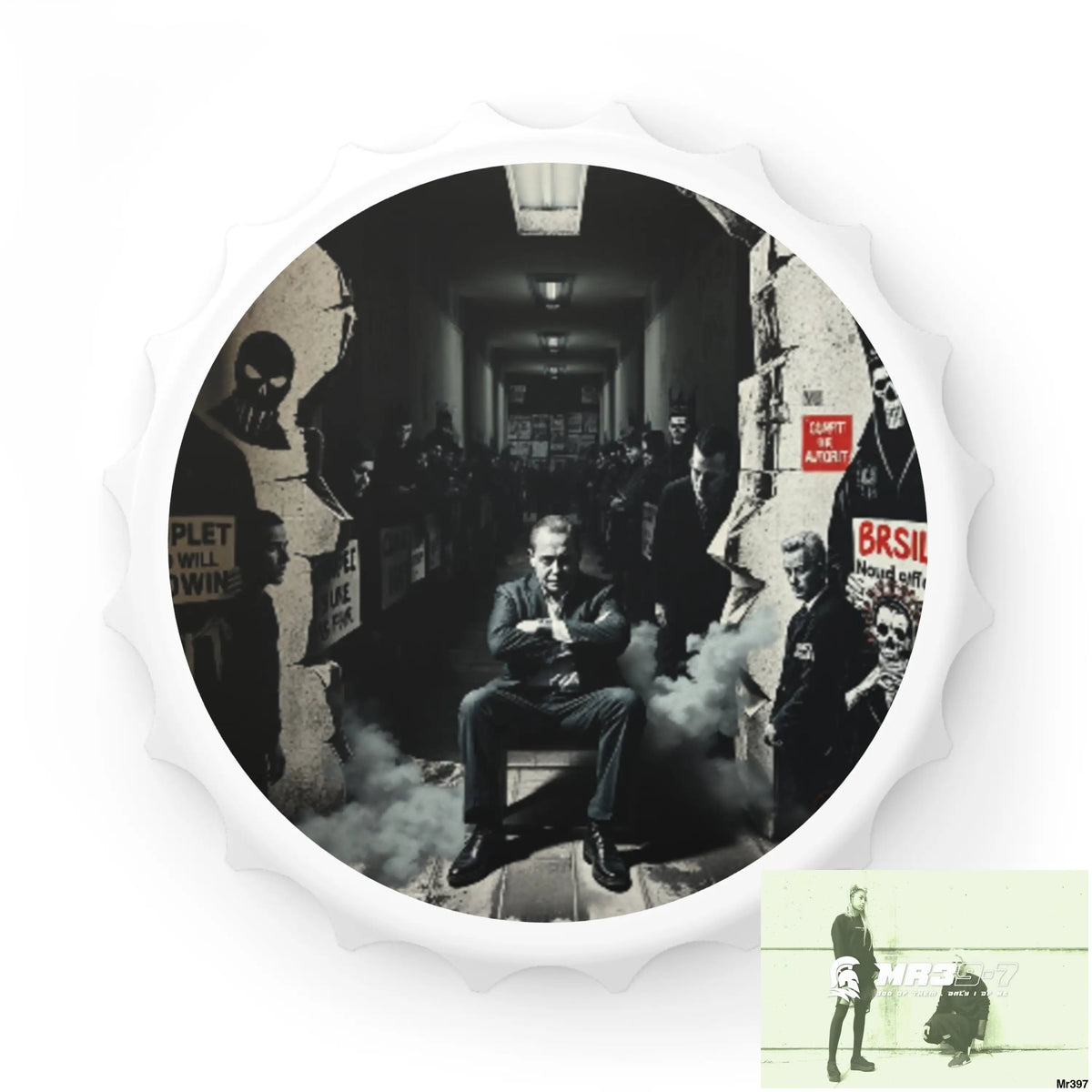 DEATH FLAT 2628 DAYS COVERT FAILURES LTD EDITION NO 22 Magnetic Bottle Opener One size / White Accessories