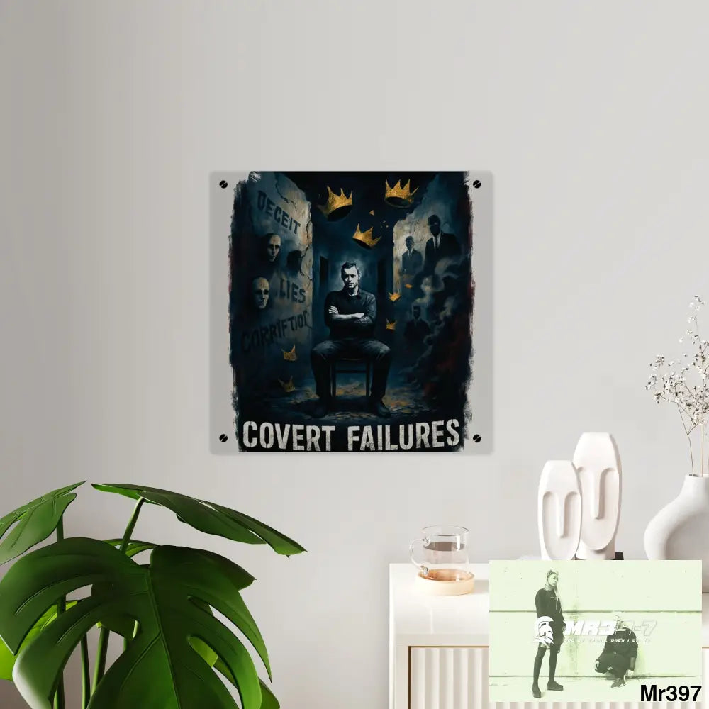 Death Flat 2628 days Covert Failures Ltd Edition no A1 Acrylic Wall Art Panels Home Decor