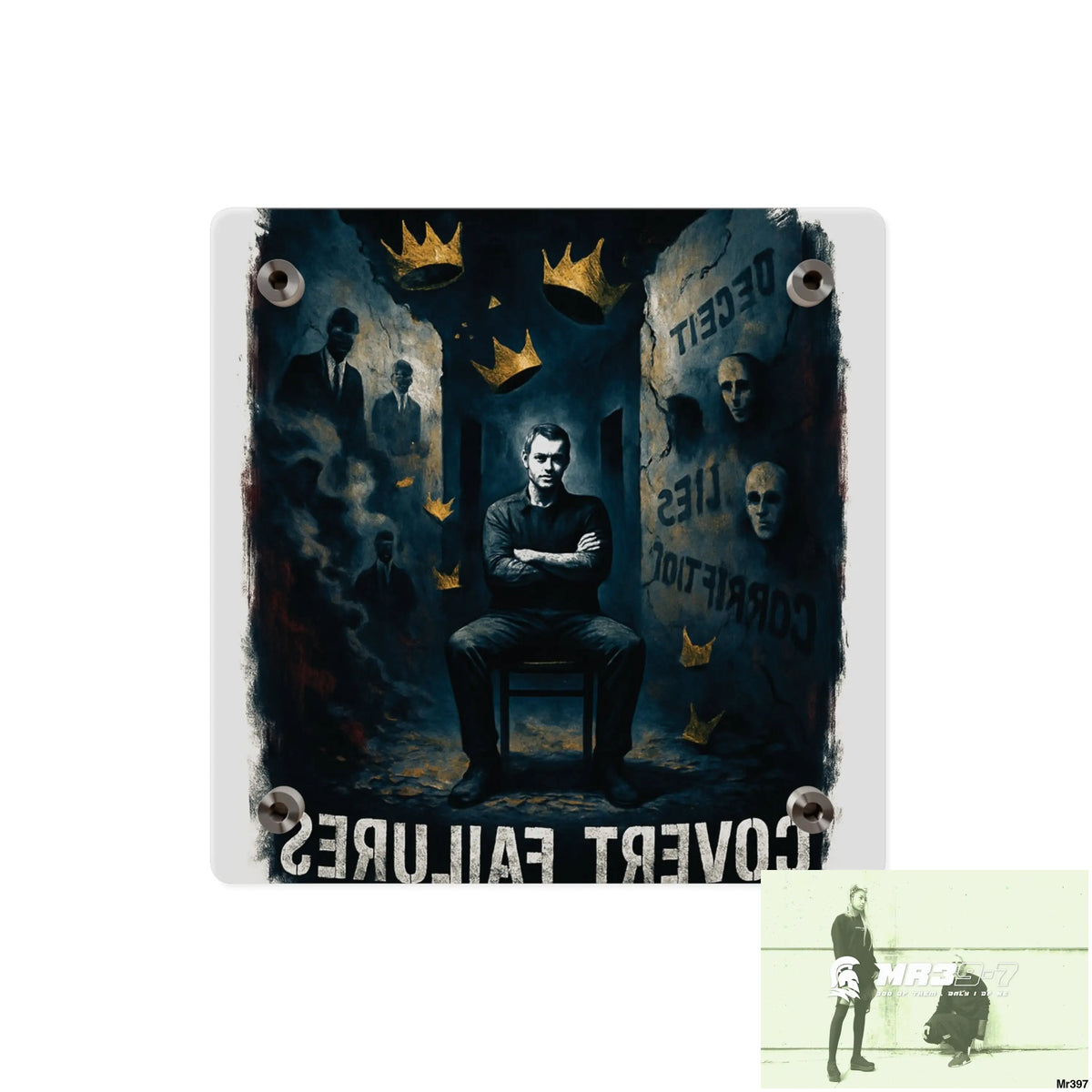 Death Flat 2628 days Covert Failures Ltd Edition no A1 Acrylic Wall Art Panels Home Decor