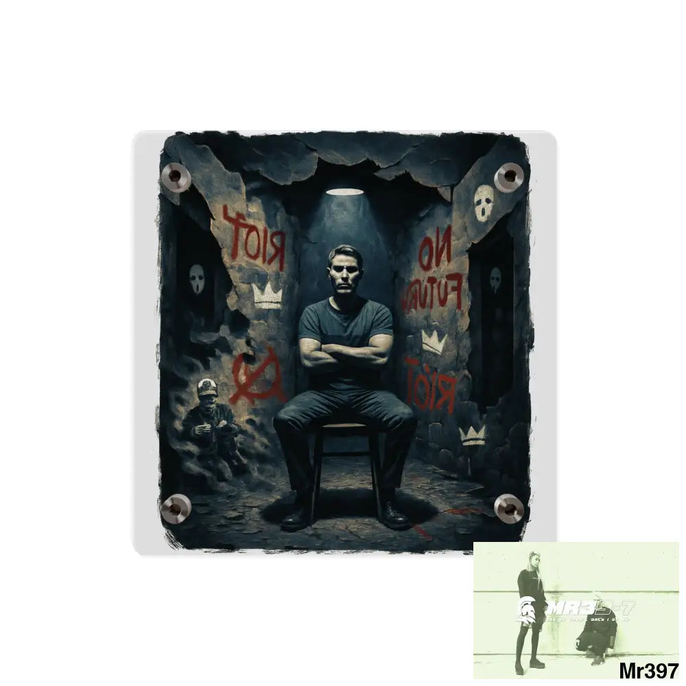 Death Flat 2628 days Covert Failures Ltd Edition no A1 Acrylic Wall Art Panels Home Decor