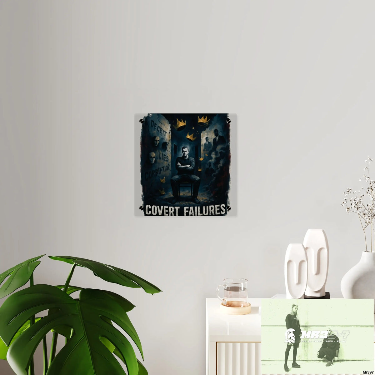 Death Flat 2628 days Covert Failures Ltd Edition no A1 Acrylic Wall Art Panels Home Decor