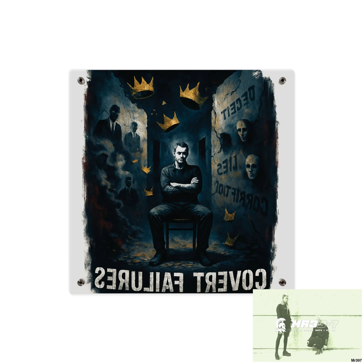 Death Flat 2628 days Covert Failures Ltd Edition no A1 Acrylic Wall Art Panels Home Decor