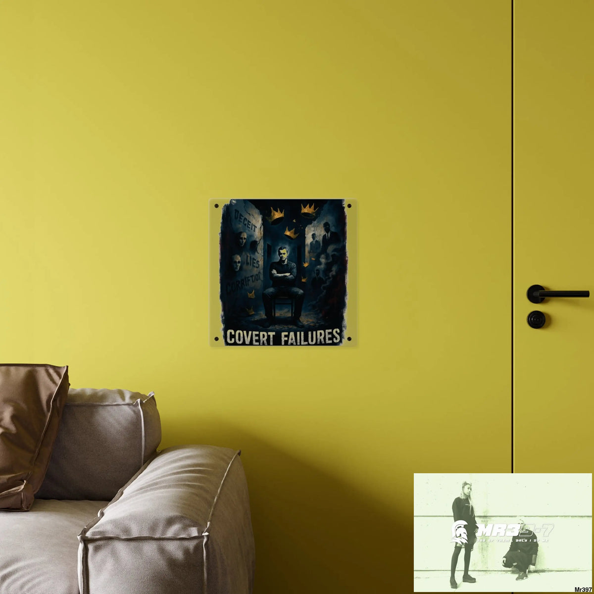 Death Flat 2628 days Covert Failures Ltd Edition no A1 Acrylic Wall Art Panels Home Decor