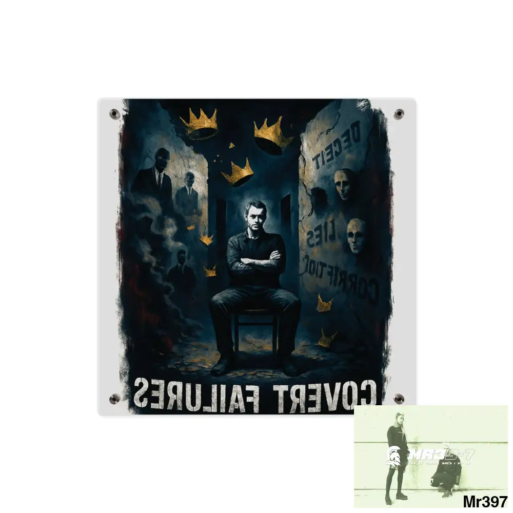 Death Flat 2628 days Covert Failures Ltd Edition no A1 Acrylic Wall Art Panels Home Decor