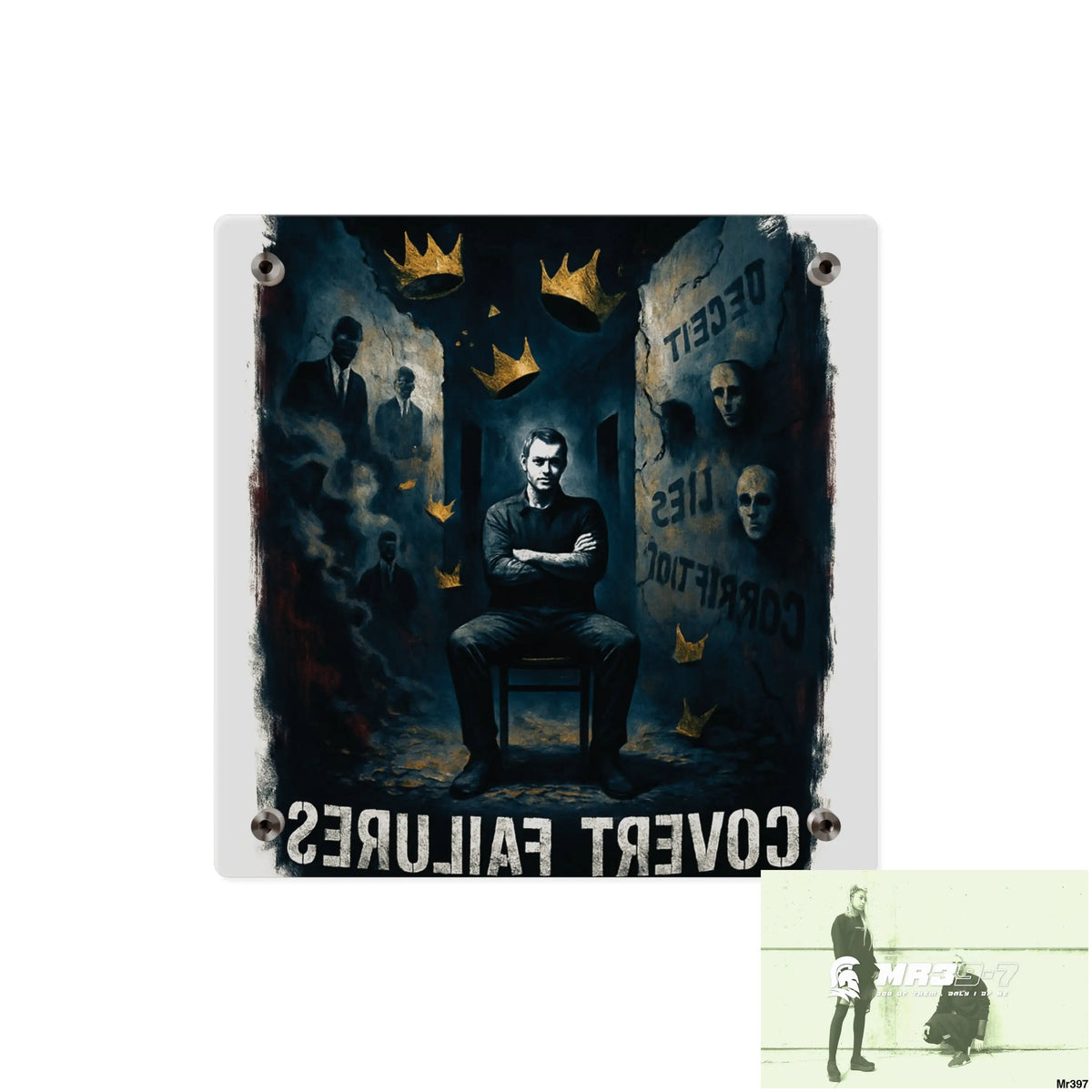 Death Flat 2628 days Covert Failures Ltd Edition no A1 Acrylic Wall Art Panels Home Decor