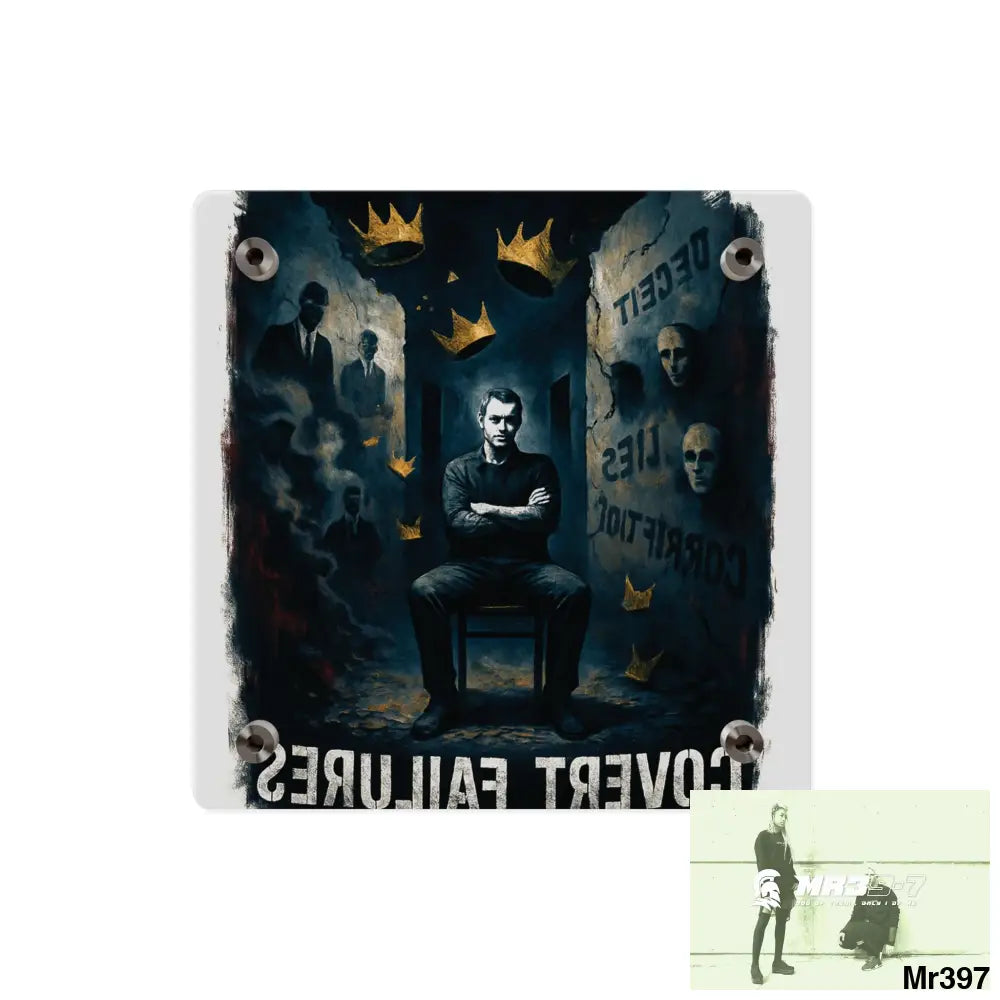 Death Flat 2628 days Covert Failures Ltd Edition no A1 Acrylic Wall Art Panels Home Decor