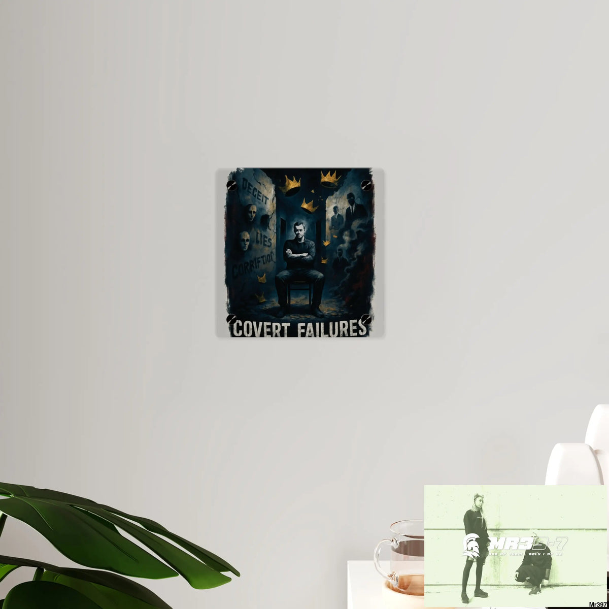 Death Flat 2628 days Covert Failures Ltd Edition no A1 Acrylic Wall Art Panels Home Decor