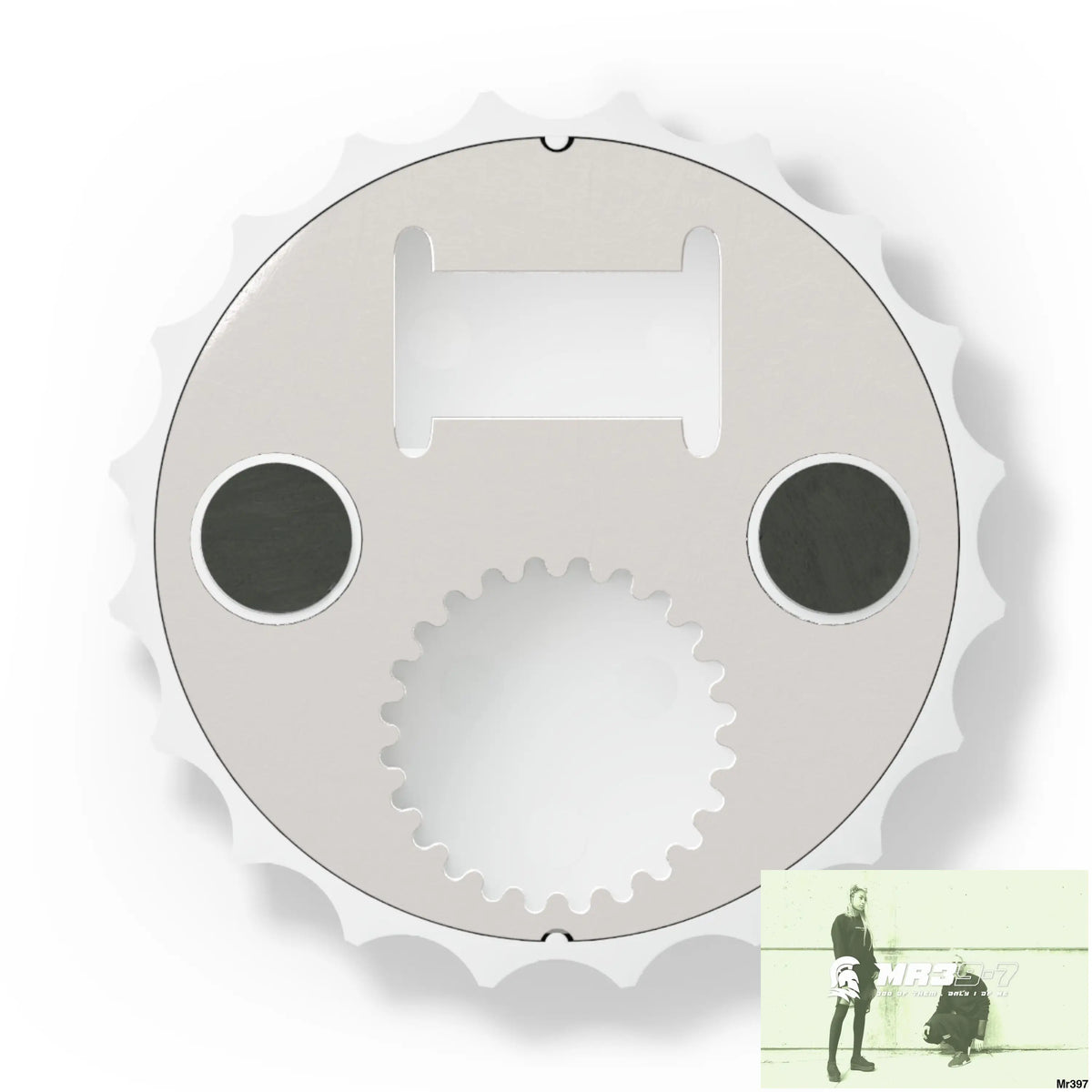 DEATH FLAT 2628 DAYS COVERT FAILURES LTD EDITION NO A1 Magnetic Bottle Opener One size / White Accessories