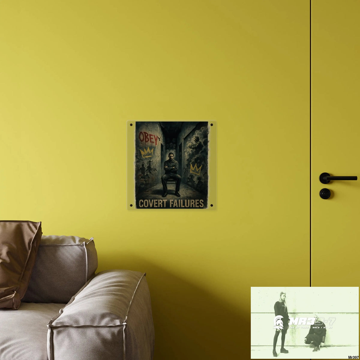 Death Flat 2628 days Covert Failures Ltd Edition no B2 Acrylic Wall Art Panels 16″ x 16″ / 0.25’’ Home Decor