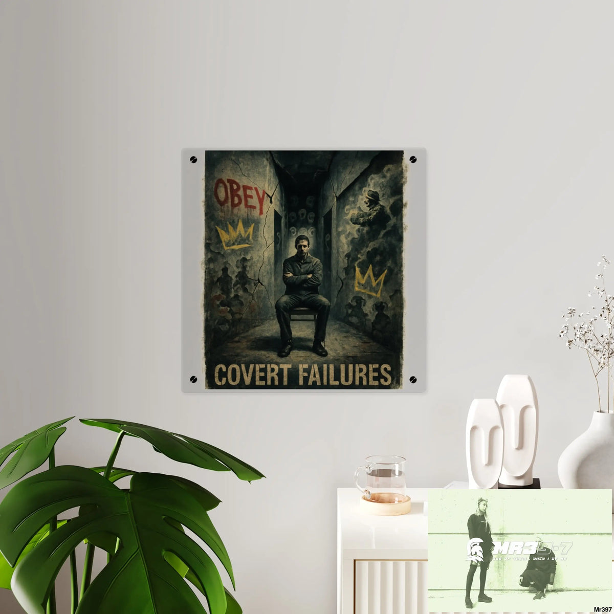 Death Flat 2628 days Covert Failures Ltd Edition no B2 Acrylic Wall Art Panels 16″ x 16″ / 0.25’’ Home Decor