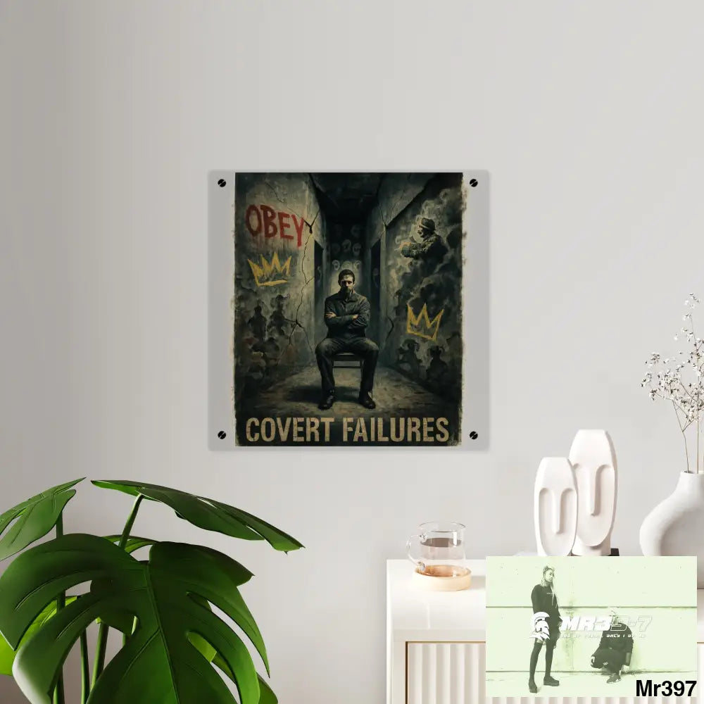 Death Flat 2628 days Covert Failures Ltd Edition no B2 Acrylic Wall Art Panels 16″ x 16″ / 0.25’’ Home Decor