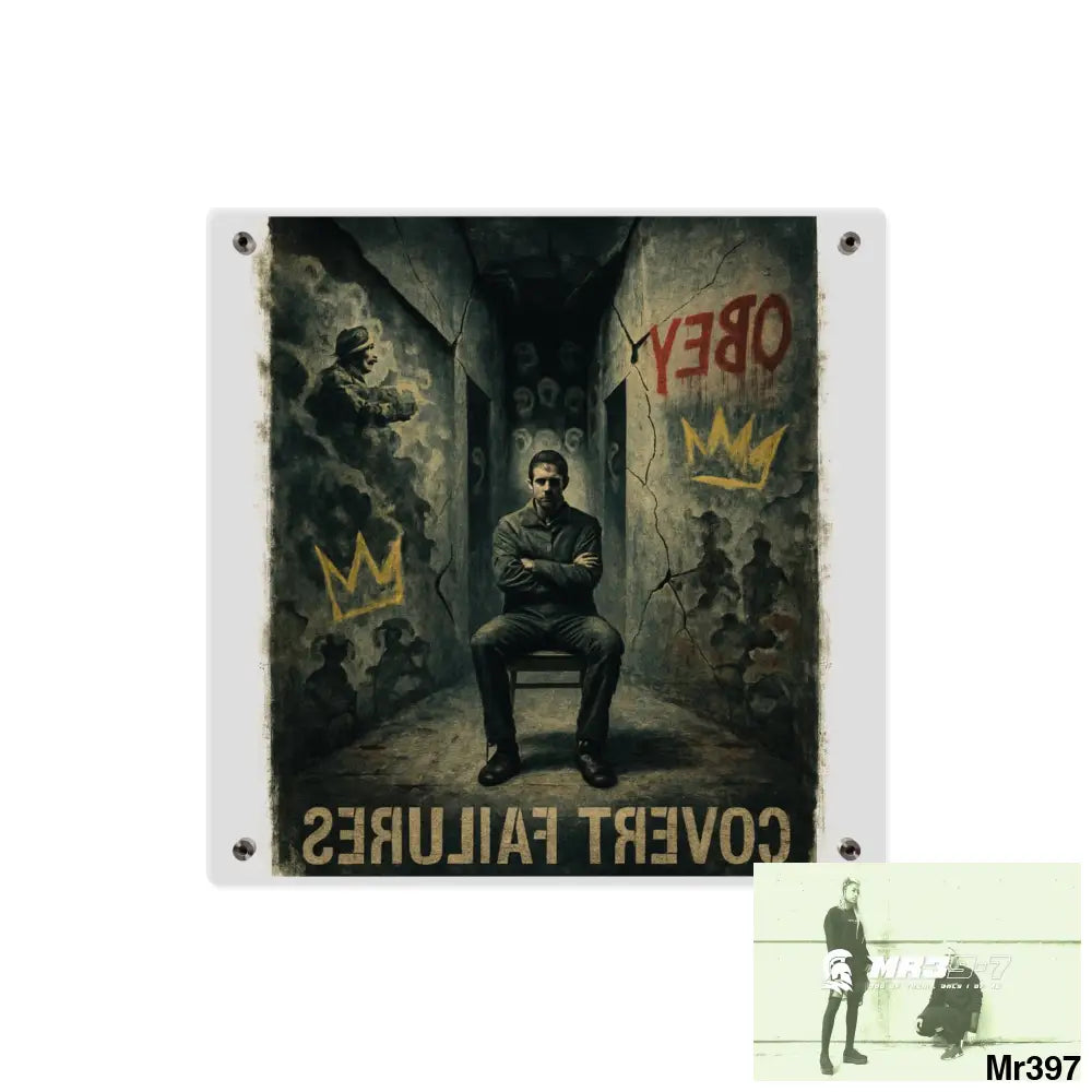 Death Flat 2628 days Covert Failures Ltd Edition no B2 Acrylic Wall Art Panels 16″ x 16″ / 0.25’’ Home Decor