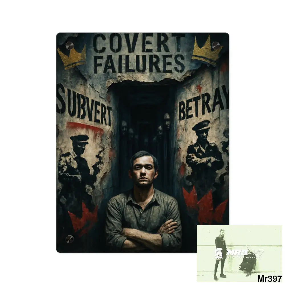 Death Flat 2628 days Covert Failures Ltd Edition no D4 Acrylic Wall Art Panels 11″ x 14″ (Vertical) / 0.25’’ Home Decor