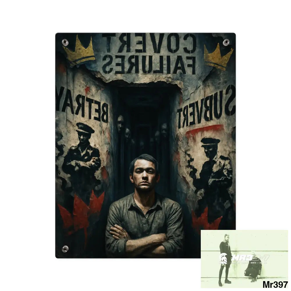 Death Flat 2628 days Covert Failures Ltd Edition no D4 Acrylic Wall Art Panels Home Decor