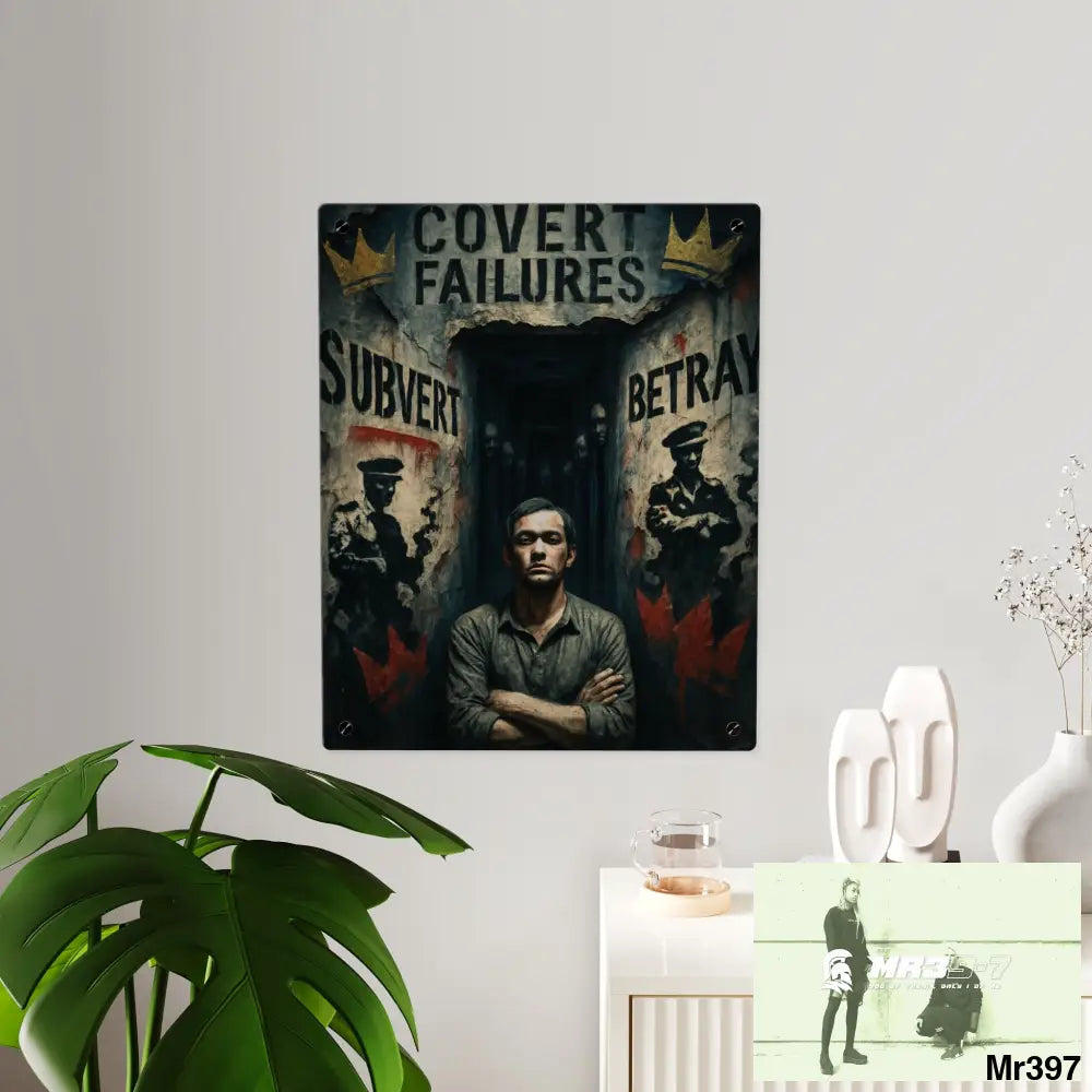 Death Flat 2628 days Covert Failures Ltd Edition no D4 Acrylic Wall Art Panels Home Decor