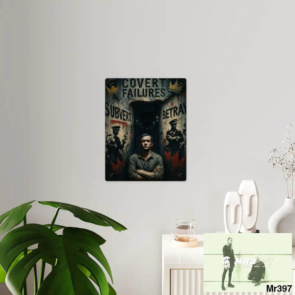 Death Flat 2628 days Covert Failures Ltd Edition no D4 Acrylic Wall Art Panels Home Decor