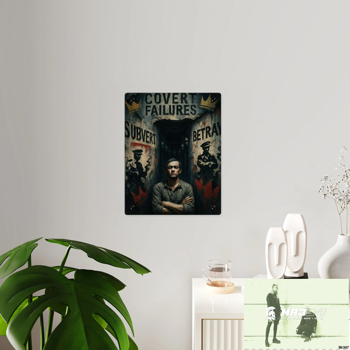 Death Flat 2628 days Covert Failures Ltd Edition no D4 Acrylic Wall Art Panels Home Decor