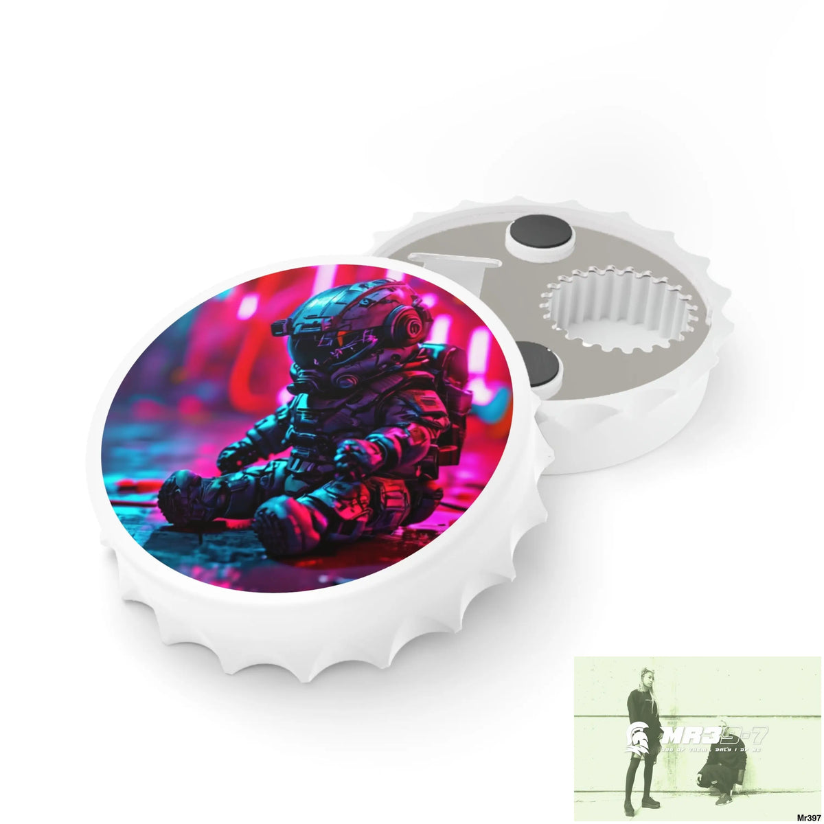 DEFIANCE WEAPONS OF CHOICE N07 DEATH FLAT 2628 DAYS EDITION NO 22 Magnetic Bottle Opener One size / White Accessories