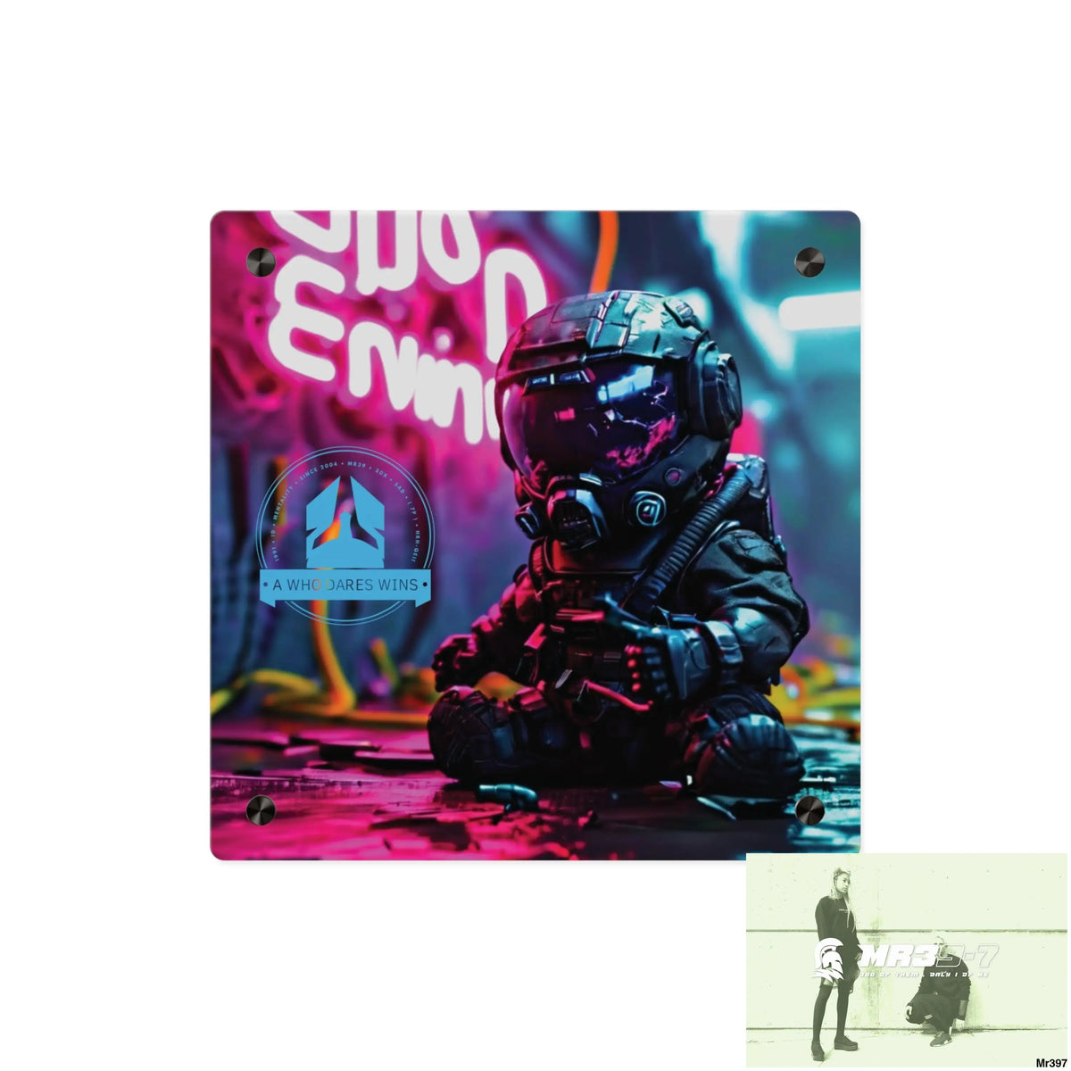 Defiance Weapons of choice no 5 2628 days Death Flat Covert Failures Ltd Edition no 22 Acrylic Wall Art Panels 11’’ x