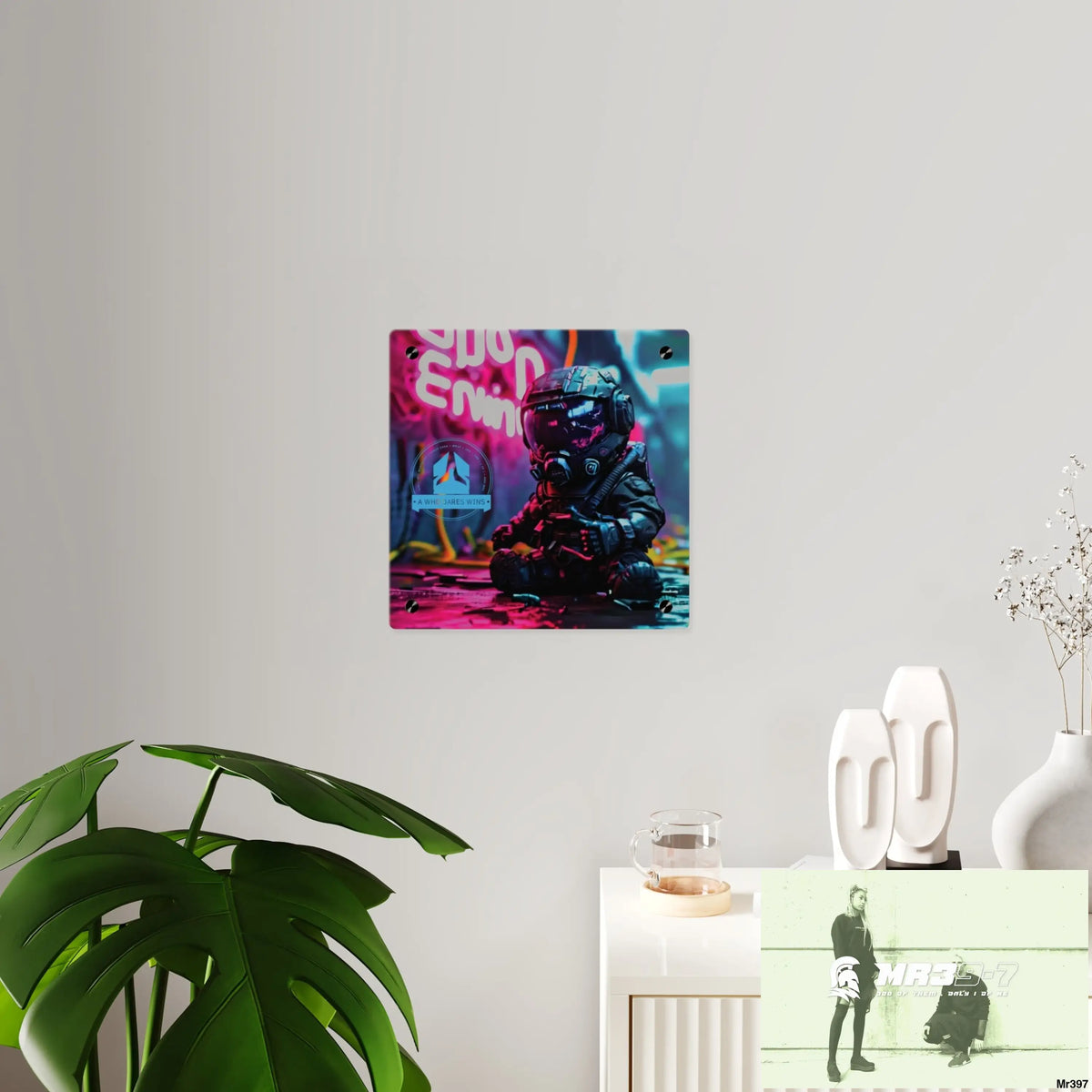 Defiance Weapons of choice no 5 2628 days Death Flat Covert Failures Ltd Edition no 22 Acrylic Wall Art Panels Home