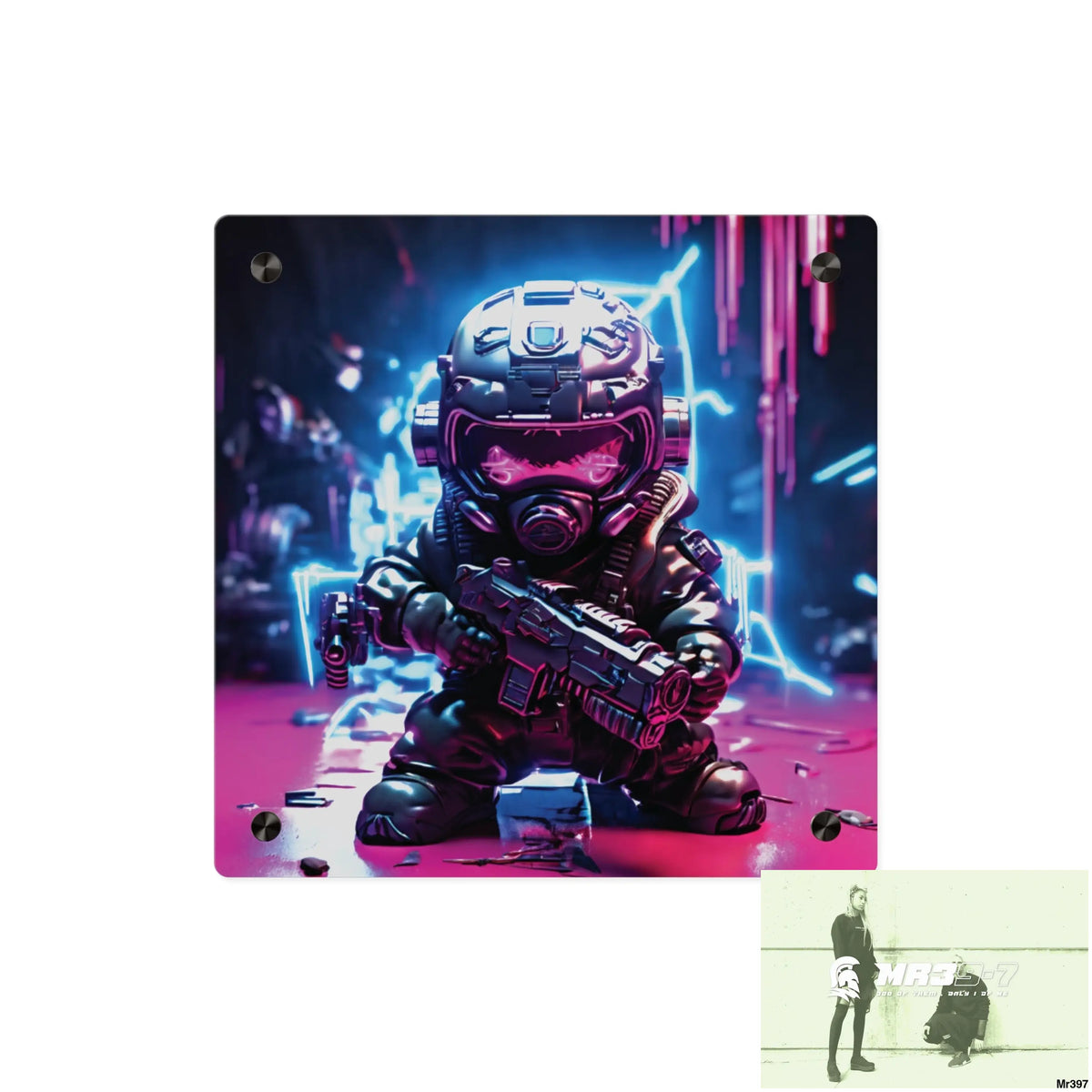 Defiance Weapons of choice no 7 2628 days Death Flat Covert Failures Ltd Edition no 22 Acrylic Wall Art Panels 11’’ x