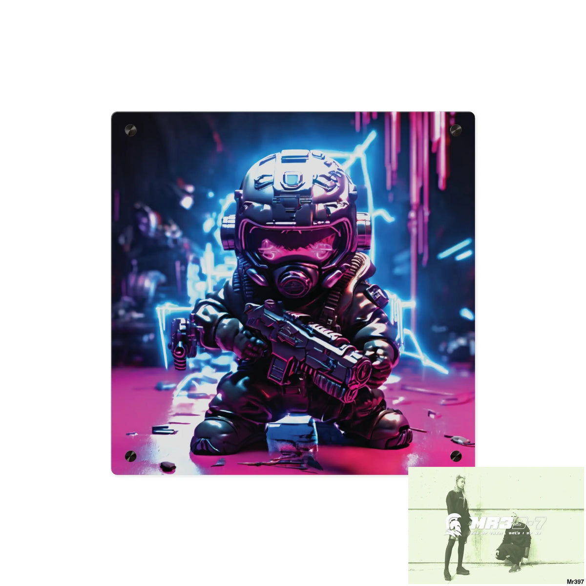 Defiance Weapons of choice no 7 2628 days Death Flat Covert Failures Ltd Edition no 22 Acrylic Wall Art Panels 16″ x