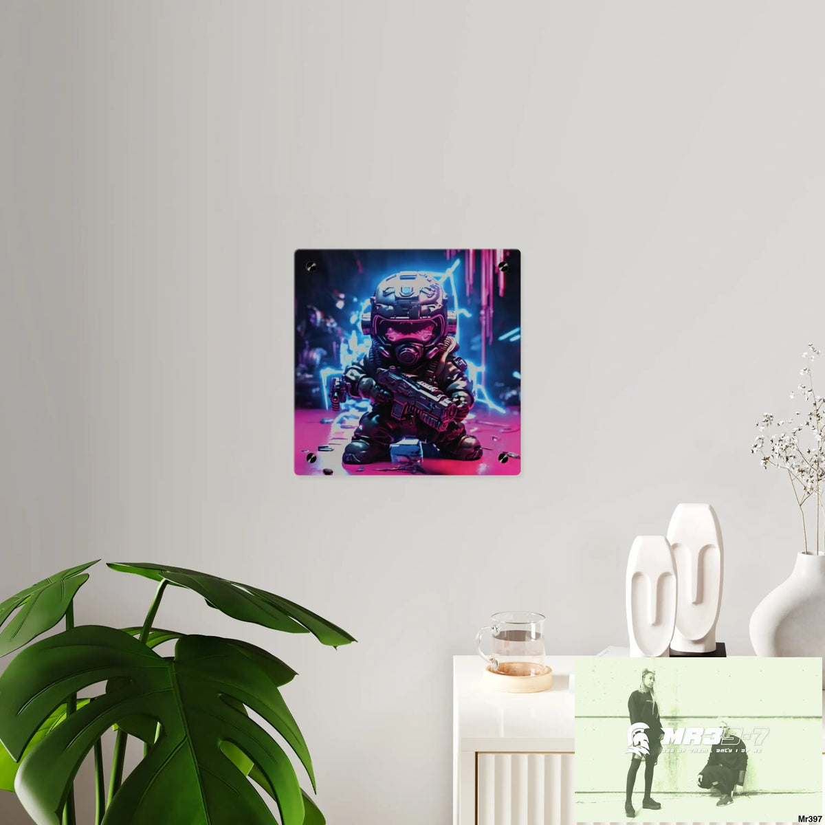 Defiance Weapons of choice no 7 2628 days Death Flat Covert Failures Ltd Edition no 22 Acrylic Wall Art Panels Home
